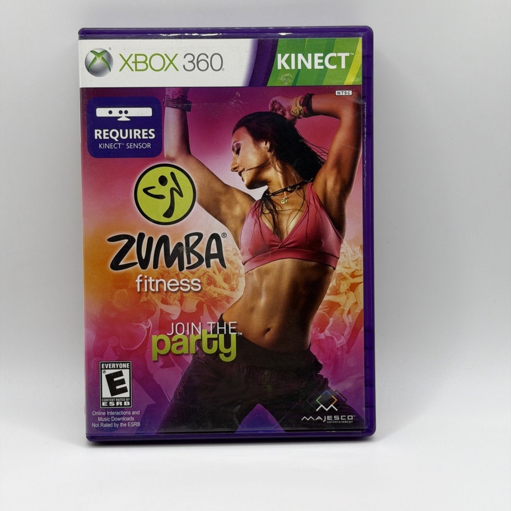 Zumba Fitness: Join the Party Kinect For Xbox‎ 360 Very Good 1E